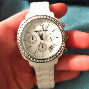 white michaels kors watch